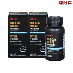 [GNC] 메가맨 원데일리 멀티비타민&미네랄 60일분(60정) x 2병