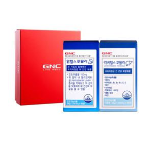 [지앤씨][GNC] 위헬스 포뮬라 + 리버헬스 포뮬라 세트 (1110mg