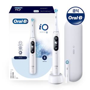 [Oral-B] 오랄비 전동칫솔 iO6 화이트 알라바스터 [IO6W]