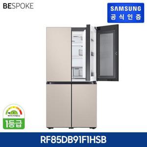 삼성 2024 비스포크 냉장고 5도어 RF85DB91F1HSB (사틴베이지)