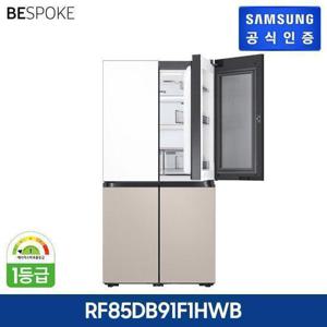 삼성 2024 비스포크 냉장고 5도어 RF85DB91F1HWB (사틴화이트+베이지)