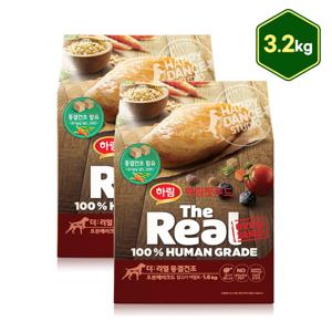 [하림펫푸드] 더리얼 동결건조 오븐 닭고기 어덜트 3.2kg