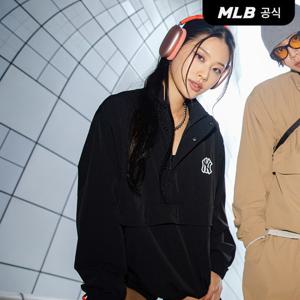 [MLB] 베이직 미디움로고 아노락 NY (Black)