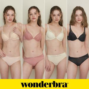 [Wonderbra]에센셜 원더부스트 라이트베이지+샌드핑크+블랙+크림