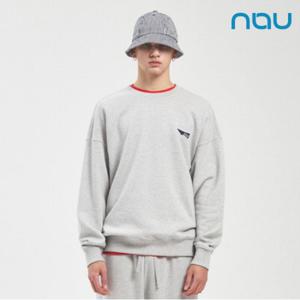 nau 남성 M 타프로고 맨투맨 티셔츠_1NUTSS1006_MG