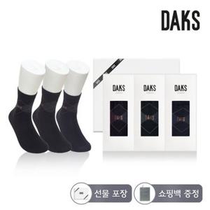 닥스양말 신사 면스판 단목 다이아 3족세트 DK24351