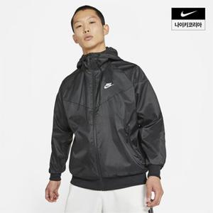 맨즈 나이키 스포츠웨어 우븐 윈드러너 후디 재킷 NIKE DA0002-010