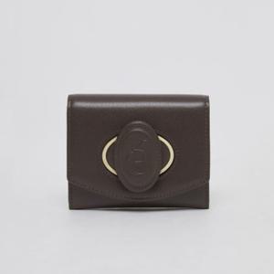 Oval wallet(Choco spread)_OVADX24002DKB