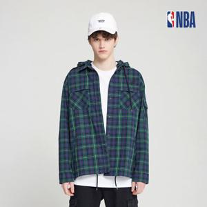 [NBA] 남성 후드탈부착 스트라이프 셔츠 (N201SH301P)