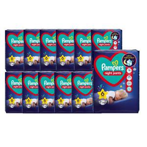 3세트 유럽산 팸퍼스 나이트 팬티형 기저귀 바우처 나이트 팬티_6단계 19pX12팩(총228p) pampers