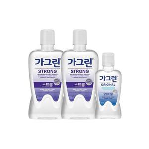 동아제약 가그린 스트롱 750ml 2개+오리지널 250ml 1개 가글