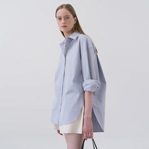 [SS20] Oversized Cotton Shirt Blue