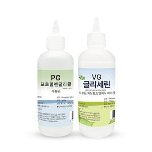 조이라이프 프로필렌글리콜 PG 300g + 식물성 글리세린 VG 350g 비누 슬라임