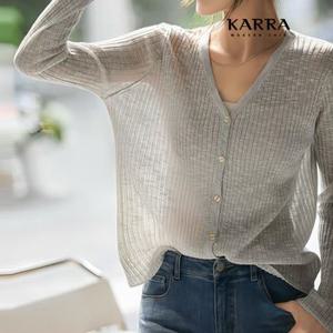 KARRA 브이넥썸머가디건_A4S1135