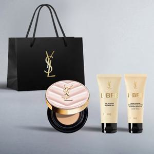 [9월/SSG단독] 메쉬 핑크 쿠션 세트(+샤워젤 50ml+바디로션 50ml+쇼핑백)