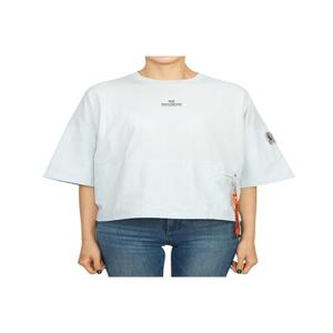 파라점퍼스 브랜디 여성 반팔티셔츠 PWTSRE35 PASTEL BLUE