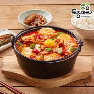 [웰리트]정통 우삼겹 얼큰 순두부찌개 밀키트 (2인분/730g)