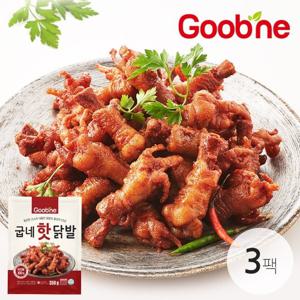 [굽네] 만족도 100% 국내산 불향가득 핫닭발 안주  350g x 3팩