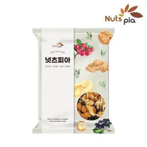 [넛츠피아] 세븐믹스 굿데이너트 1kg  프리미엄 믹스넛 리필형 파우치 대용량 믹스너트 견과