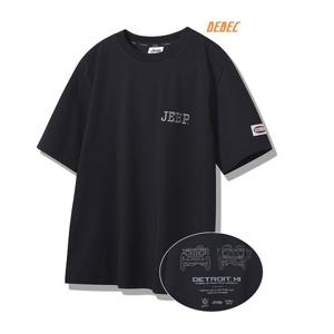 [대구백화점 II관][지프]JEEP 루즈핏 반팔티 블랙(JP2TSU103BK)