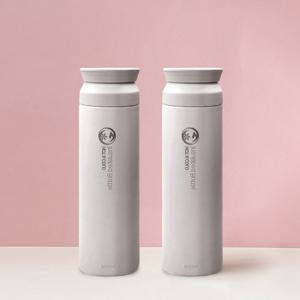 데일리 보온보냉 스텐 보틀 텀블러 500ml (화이트) 2P