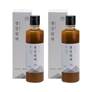 청농 생강원액 매운맛을 없앤 생강청 400ml x 2병