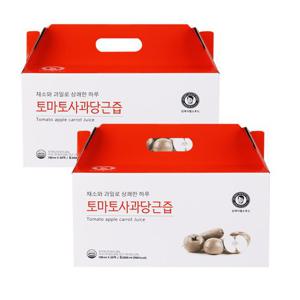 [김재식헬스푸드] 토마토 사과 당근즙 100ml x 30팩 (총2박스)