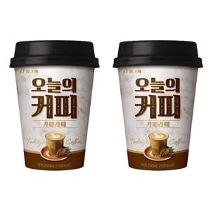 빙그레 오늘의커피 카페라떼 250ml x 10개 컵커피 커피음료