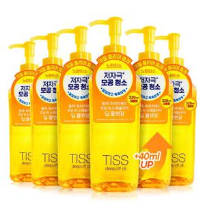 TISS 딥오프 딥클렌징오일 320ml 6개