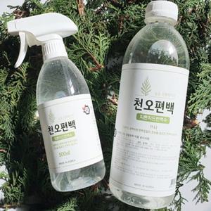 국내산 피톤치드 편백나무 편백수 원액 탈취제 1000ml리필+500ml스프레이+휴대용100ml 증정