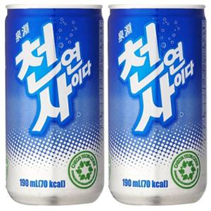 일화 천연사이다 190ml x 60캔 탄산음료