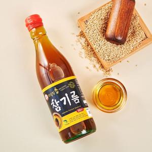 전통압착 고소한 참기름 350ml 2병