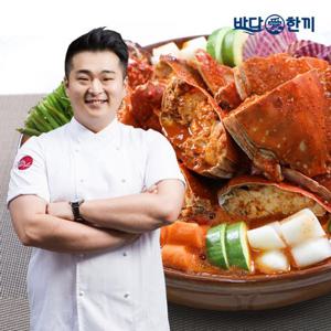 NEW 이원일의 연평도 꽃게탕(꽃게+새우+가리비) 4팩, 총 4kg