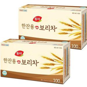 갤러리아_동서 한잔용 보리차  100T x 2개