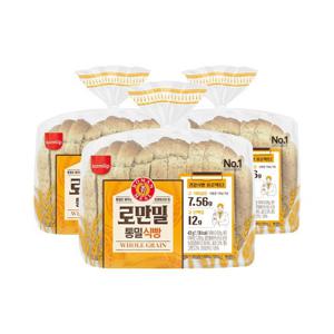 [오티삼립]로만밀 통밀식빵 420g 3봉