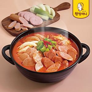 [원할머니] 쫄깃한 햄 듬뿍 부대찌개 500g x 9팩