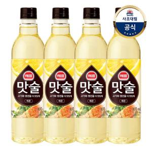 [사조대림] 해표 맛술 800ml 4개