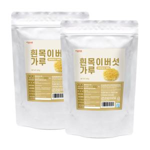 [갑당약초] 흰목이버섯 가루 분말 300g X 2팩 구성 (은이버섯가루 600g)