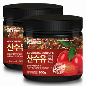 조은약초 프리미엄 산수유 환 300g x 2통구성 ( 총 600g )