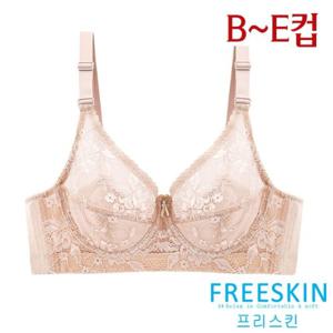 [프리스킨]B~E컵 레이스 등살 보정브라1종(FBR1002)80B~105E