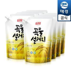 트리오 곡물설거지 우리현미 주방세제 1200ml×8개