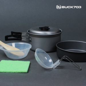 BUCK703 땡가격 SALE 경질 라면코펠 8P(SD-200) 캠핑 캠핑용품 캠핑코펠세트 경질코펠 캠핑테이블