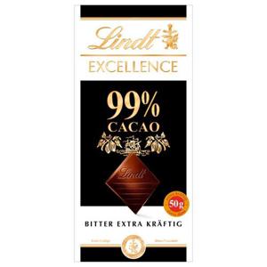 Lindt 린트 엑설런스 다크 초콜릿 99% 엑스트라 스트롱 50g