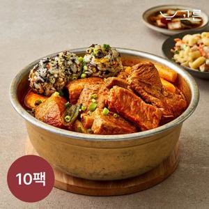 [고른] 매운 돼지갈비찜 500g 10팩 (1팩, 2인분)