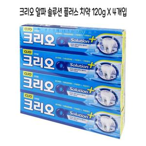 크리오 알파 솔루션 플러스 치약 120g X 4입 O W944F2B