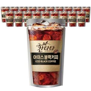 롯데칠성 칸타타 아이스 블랙커피 230ml x 20개