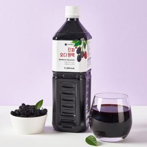 국내산 무설탕 진짜 오디 원액 1,000ml X 2병 (총 2,000ml)