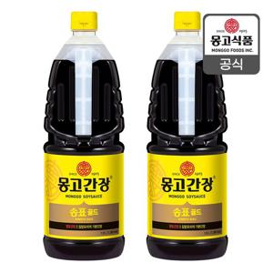 몽고 송표 골드 양조간장 1.8L x 2개