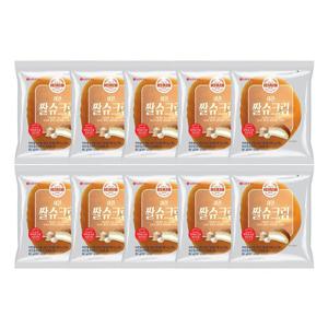 롯데 기린 빵 지평이천쌀 슈크림빵 90g X10개