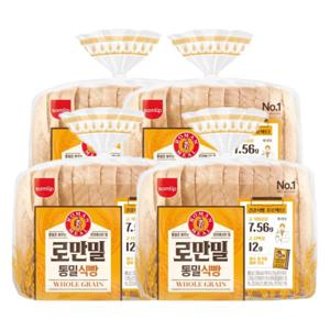 [오티삼립]로만밀 통밀식빵 420g 4봉